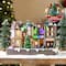 Glitzhome® 13.75" Lighted Christmas Train station Resin Village with Movement and Music
